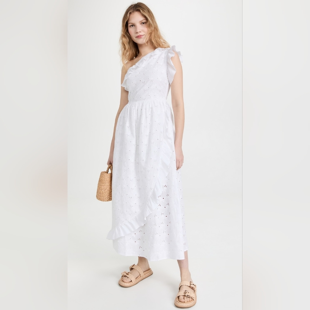 Batsheva - Jude Dress in White Broderie - Size 2 (NWT)